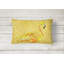 Coussin intérieur/extérieur jaune flamant rose