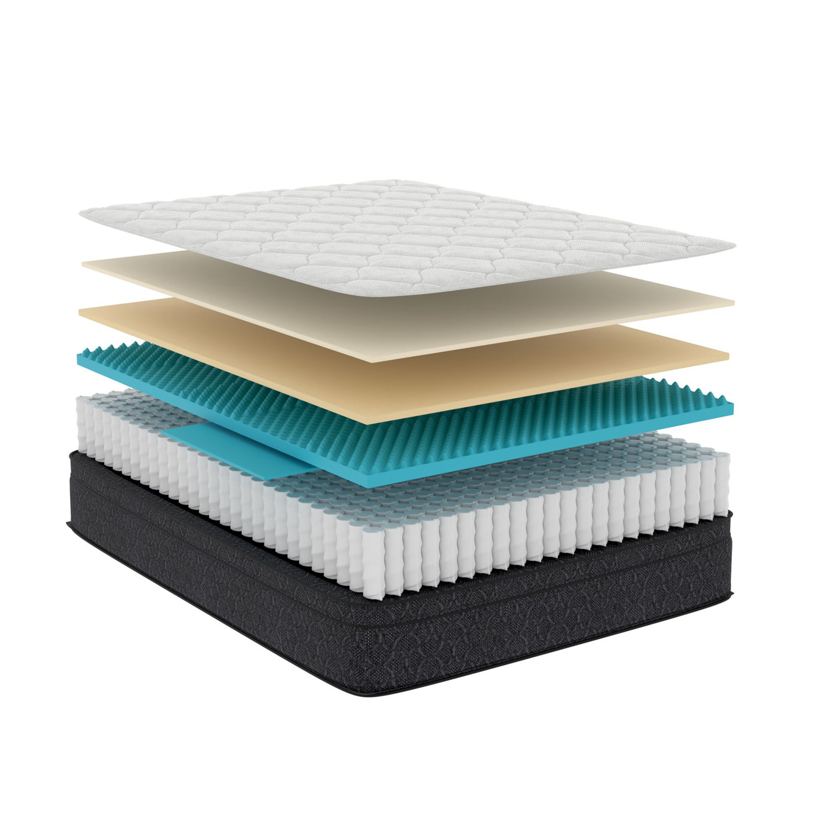 12" Medium Pillow Top Hybrid Mattress, King