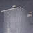 Thermostatic Shower Faucet Set 3-Function Wall Mounted Rain Shower System with Body Jets Recessed Wall Mounted Combo-80065238
