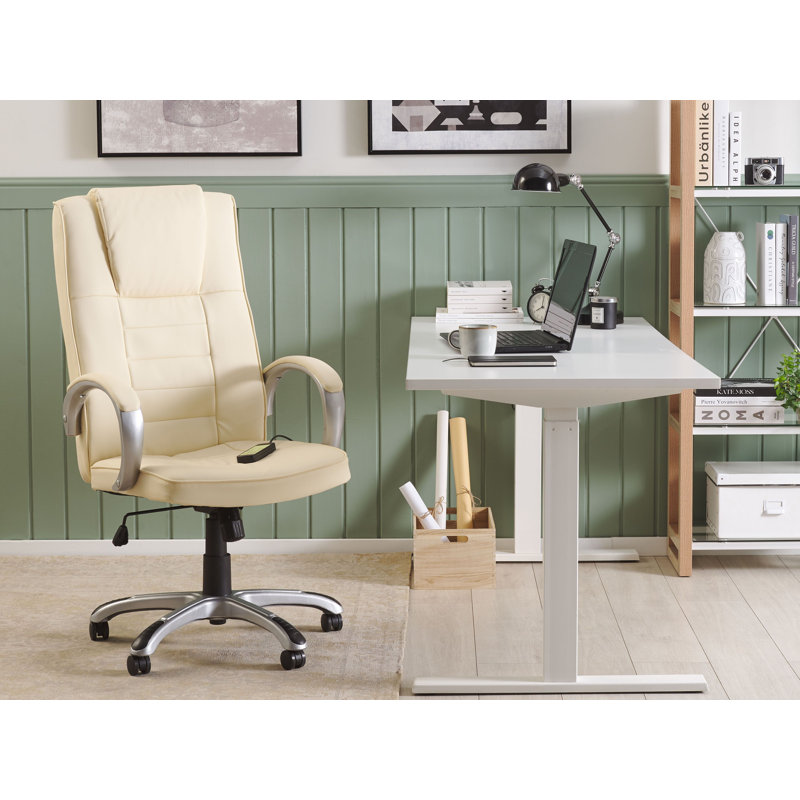 Heated Executive Chair, Beige