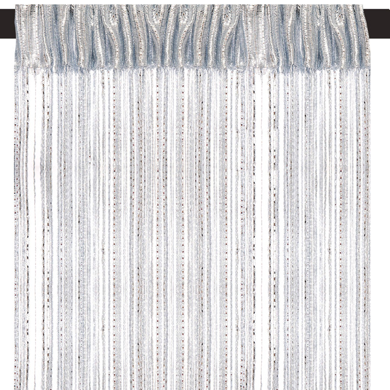 Argonne Semi Sheer Curtain Single Panel, Silver