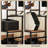 67" Computer Desk with Monitor Stand, Industrial 4-Tier Home Office Desk with Printer Shelf, Brown,wood