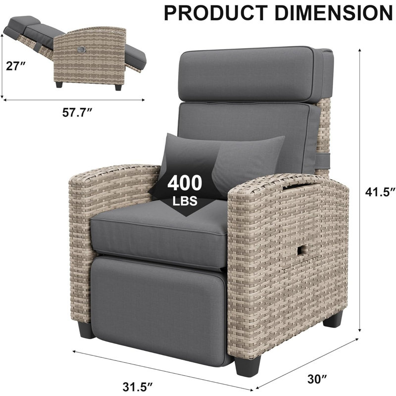 Metal Outdoor Lounge Chair
