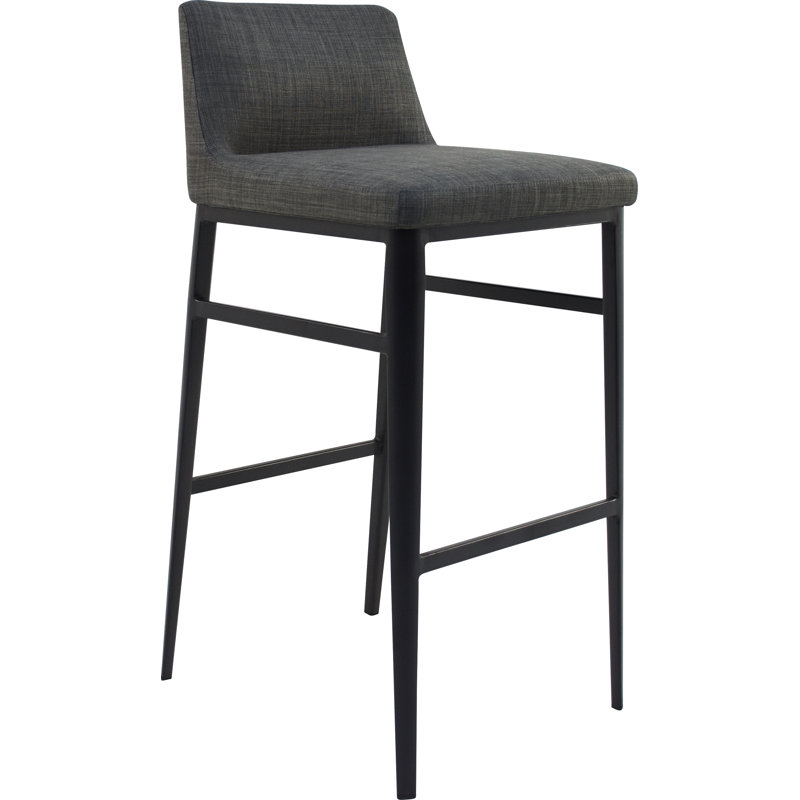 Tabouret de bar et de comptoir Brandi, Tabouret de bar (siège d'une hauteur de 29 po), Gris anthracite