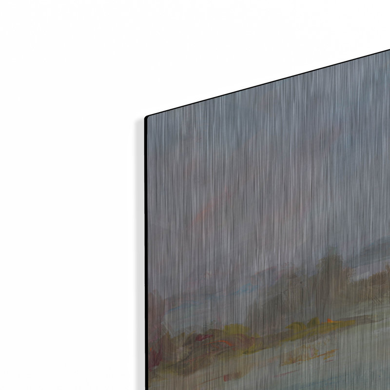  «The Long View» par Danhui Nai, art mural en métal, H 24 po x l 36 po