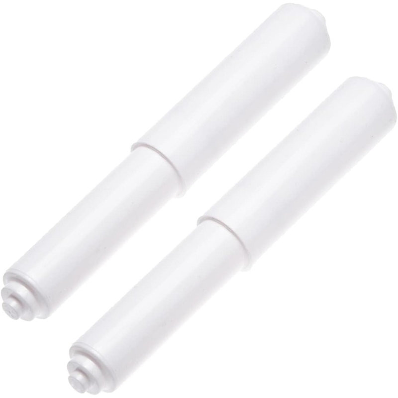 Paquet de 2: tringle de rechange pour rouleau de papier toilette