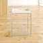 Glass Tray Top End Table with Storage-909107906
