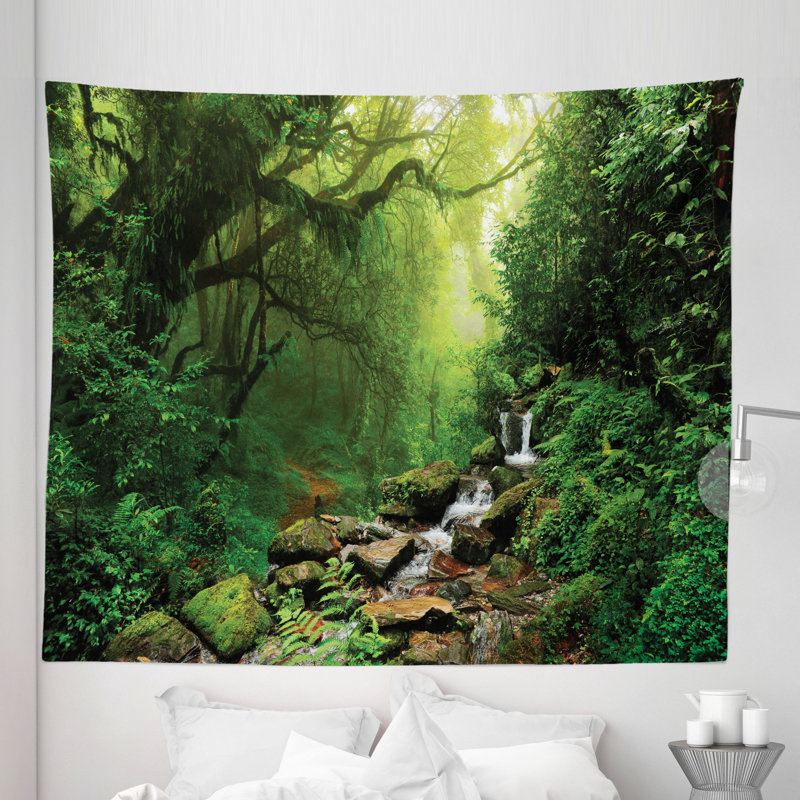 Microfiber Wall Hanging, 264.16cm H x 223.52cm W