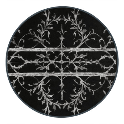 Tapis Obsidian Bloom