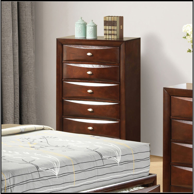 Mobilier de chambre à coucher 1 pièce, Cerisier