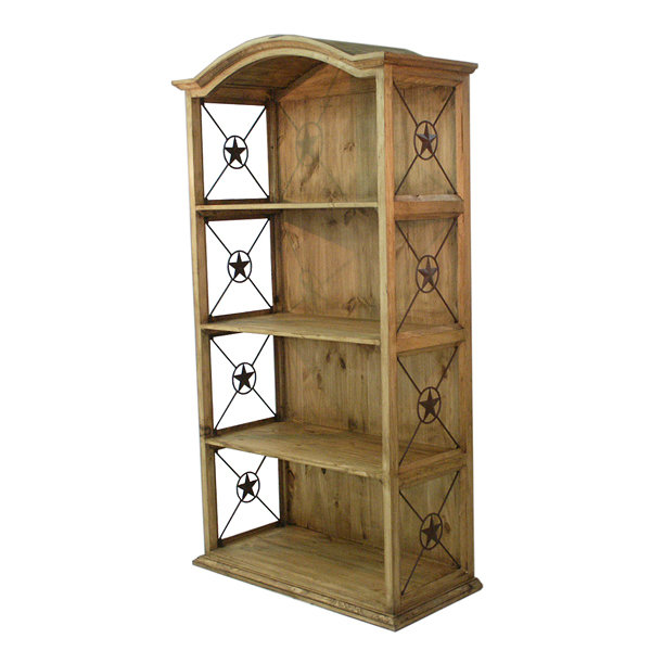 Bibliothèque 40 "avec étoiles en fer Medio, Beige