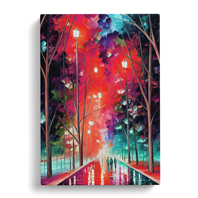 Woodland Forest In Colour No.4 - Wrapped Canvas, 76cm H x 50cm W x 3cm D
