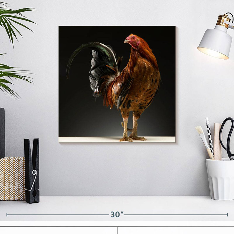 Crowle Rooster, 16" H x 16" W