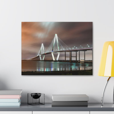 River Bridge, Charleston, Caroline du Sud, nature sauvage, photographie sur toile, art mural