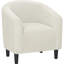 Fauteuil club rembourré en tissu-106296588