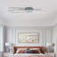 3-Light 56cm LED Semi Flush Mount Ceiling Light