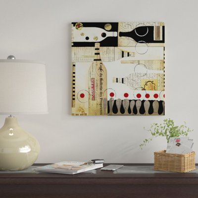 «Deco Vino I», impression sur toile