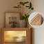 Vitrines en bois massif et verre Burlywood