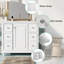 Meuble-lavabo moderne blanc avec lavabo en céramique-1518110829