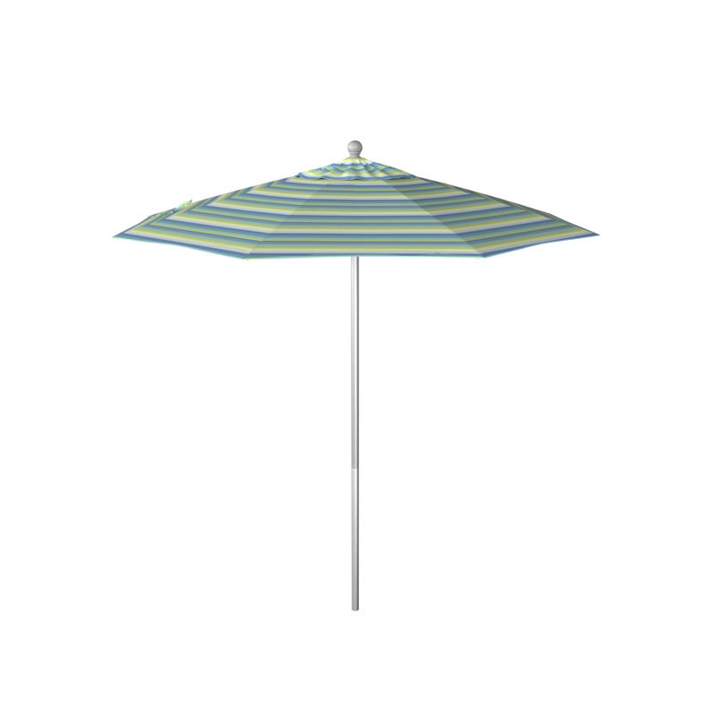 Parasol de marché 90 po Nashali, Sunbrella® bord de mer Séville rayé