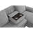 Olujimi Motion Sectional Sofa In Gray