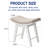 Solid Wood Accent Stool-157597186