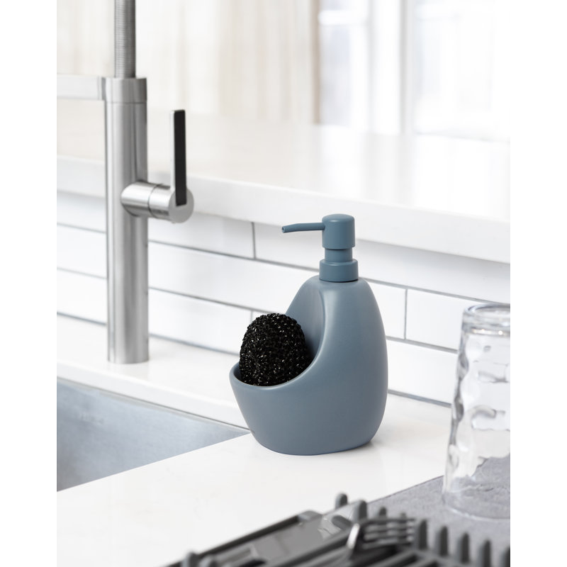 Distributeur de savon Joey, Bleu ardoise