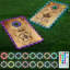 Ensemble de jeu de cornhole à DEL, ensemble de jeux de planches de cornhole de taille réglementaire de 2 pi, jeu d'extérieur en trous de maïs, ensemble de jeu de trous de maïs avec 2 planches, 8 sacs de grains-115802098