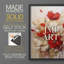 FLORAL Series CCCCXVII - Impression encadrée de qualité supérieure - Prêt à accrocher - Aucun clou requis-818423894-818423891