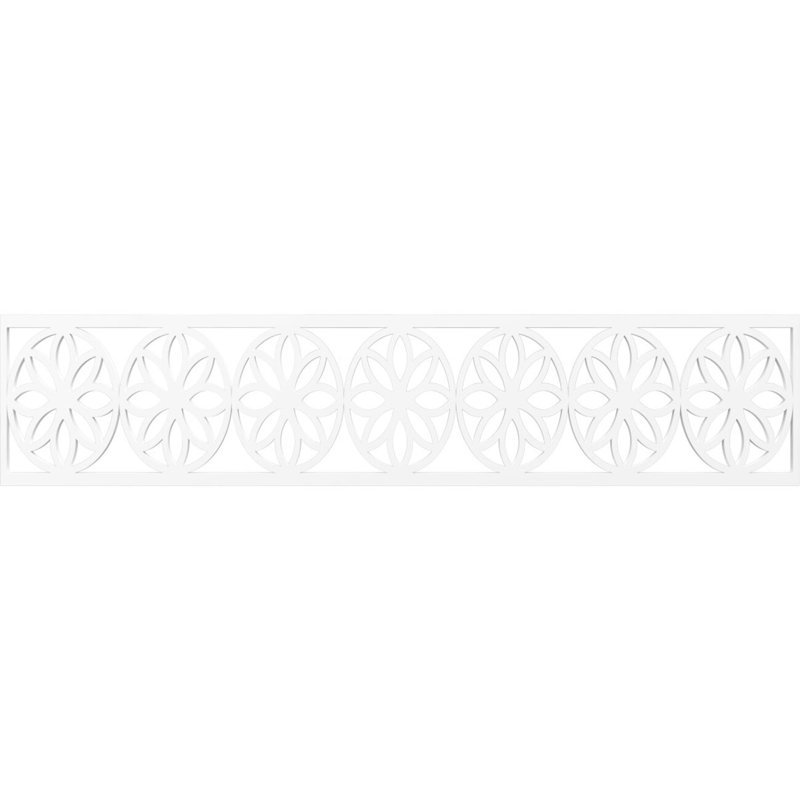 Moulure de charpente en PVC de qualité architecturale l 46 3/4 po x H 10 po x T 3/8 po, H 10 po x l 46,75 po x P 0,38 po