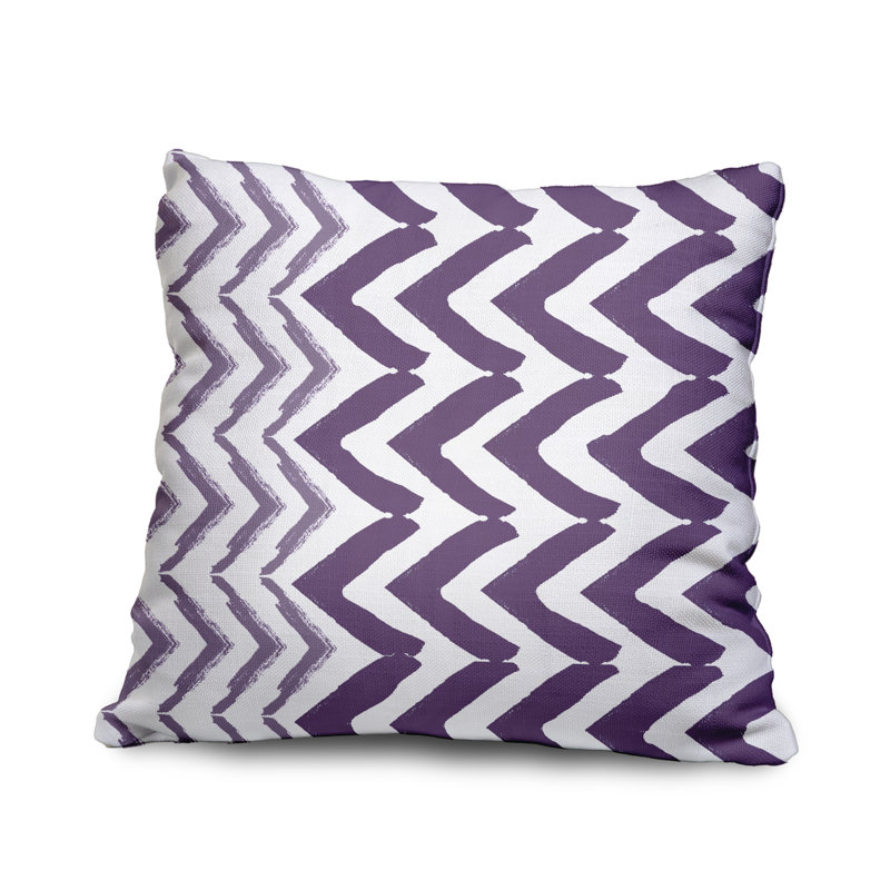 Housse de coussin carré et insert, 20 po X 20 po, Violet