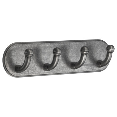 Quadruple Self-Adhesive Wall Mounted Hook Rack