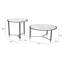 Tables basses Davis blanc et noir