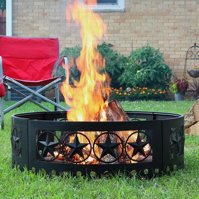 Jodok Steel Wood Burning Fire Ring
