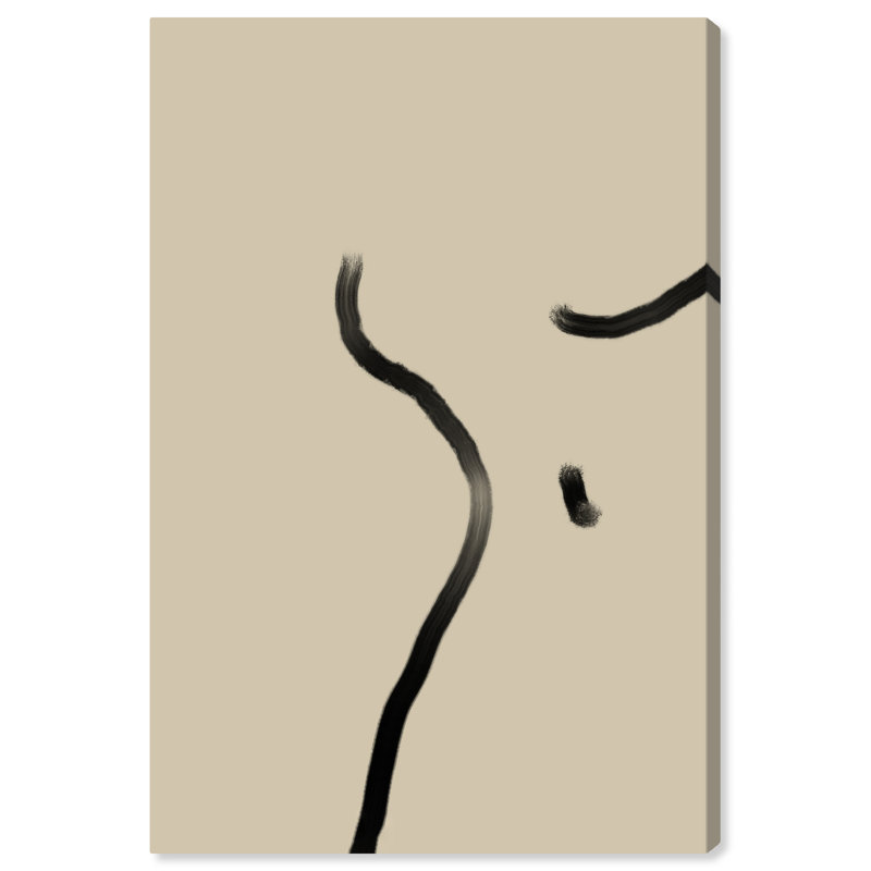 «Ellasophia Abstract Body Dessin on Canvas» par Wynwood Studio Print, H 24 po x l 16 po x P 0,8 po