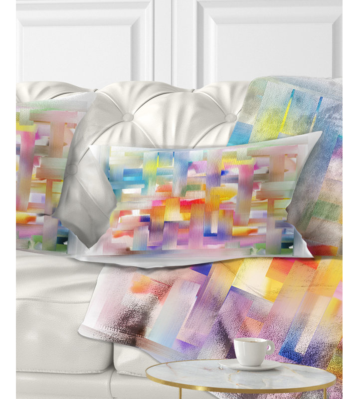 Motif coloré sans soudure - coussin imprimé abstrait