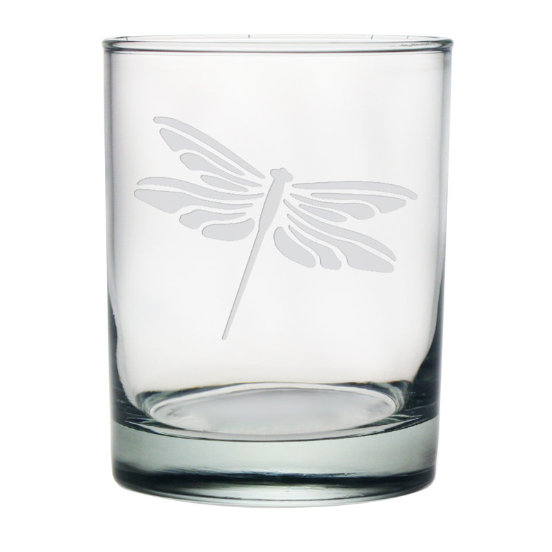 Verre à whiskey 14 oz. libellule rocks Cornwell