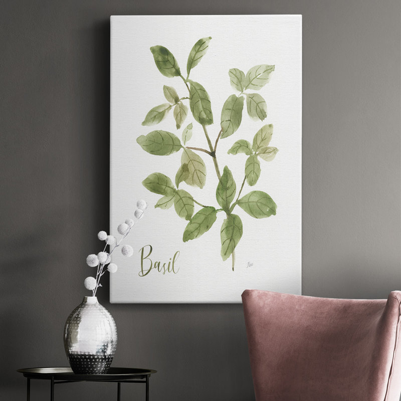 " Herb Basil ", 18" H x 12" W x  1.5" D