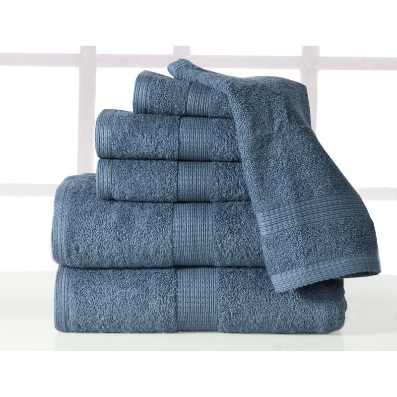 Haughton Cotton Plush Mulit-Size Set, Denim