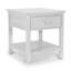 Table de chevet 1 tiroir Geneva - Finition blanc vieilli-126536917