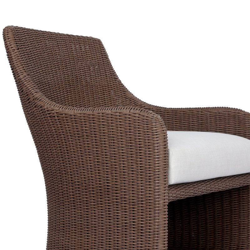 Blaire Outdoor Armchair, Tanned Weave