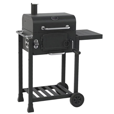 Ebern Designs 87 cm W Kamado Grill / Smoker Combo Charcoal Grill Gas & Charcoal Combo Grill