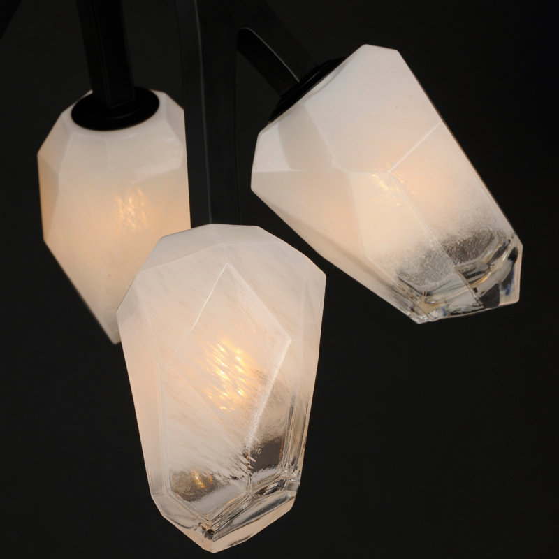Dreanda 10 - Light Dimmable Novelty Chandelier, Black