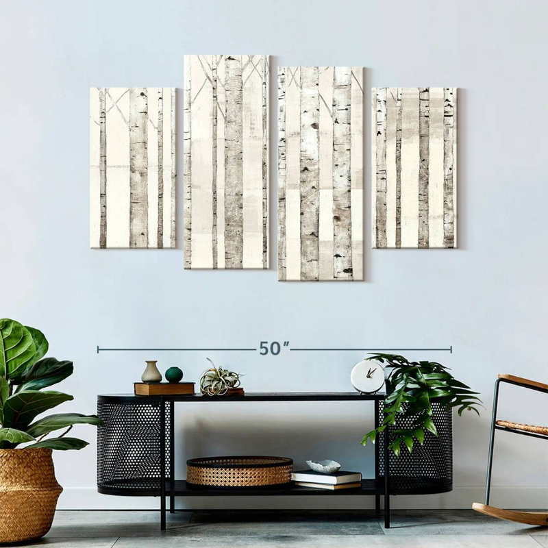 Birch Trees, 32" H x 52" W