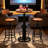 Gatti 2 - Person Pine Solid Wood Top Four Leg Dining Set-122664962