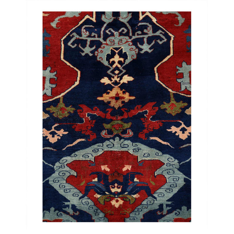 Persian Hand knotted Antique Isfahan 3'4"X 4'1"