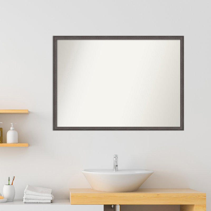 Miroir mural Florence, 28,75 po x 39,75 po, Rectangle, Étain