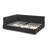 Full Size Storage Upholstered Tufted Bed Frame, Sofa Bed Frame With Comfortable Backrest And Armrests, Full Size Bed For Bedroom, Living Room,Velvet, BLACK-926745353-926745352