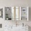 Rectangle Wall Mirror with Cabinet