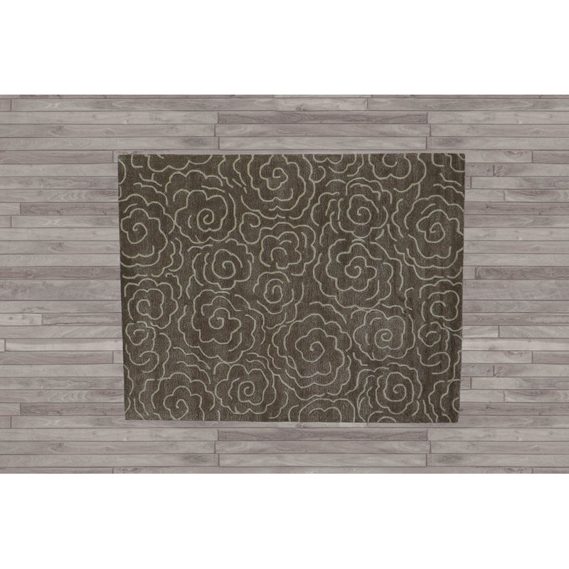 Artisan Multi Size Hand Tufted Modern Wool Rug from LoomBloom, Rectangle 7'6" x 9'6"